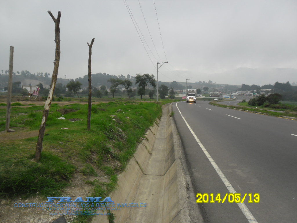 Frente de terreno a autopista los altos Quetzaltenango